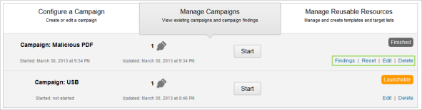 Campaign Action Links