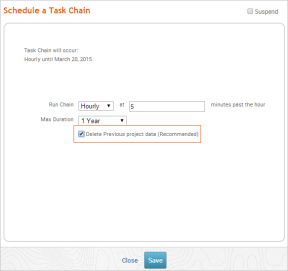 Task Chain Scheduler